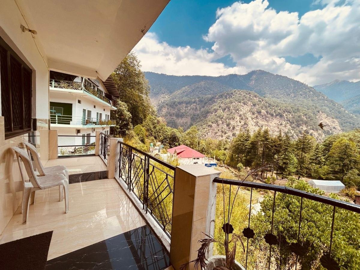Balcony with mountain view